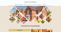 Desktop Screenshot of lyderinmobiliaria.com