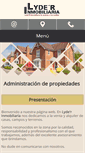 Mobile Screenshot of lyderinmobiliaria.com